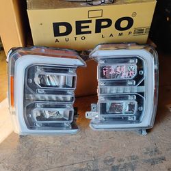 2023-2025 Ford F-250 /F-350 Headlights Full LED RH LH OEM 