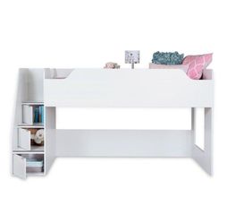 South Shore Mobby Twin Loft Bed with Stairs
