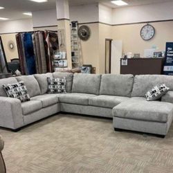U Shaped Sectional Financing Available By ASHLEY 🚚