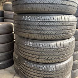 235/60r18 Bridgestone Tires In Great Shape