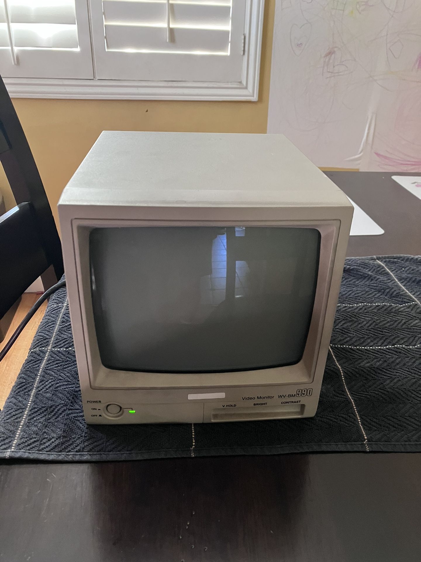 Panasonic WV-BM990 Vintage 9” CRT Video Monitor