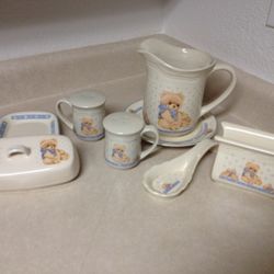 Tienshan Stoneware Country Bear Set