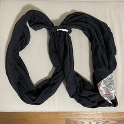Baby k'tan Original Baby Wrap Carrier Black Pre Wrapped, Slip-On, 5in1, Size XS
