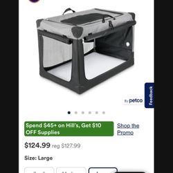 NEW- Portable Dog Crate 