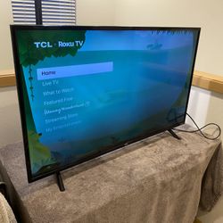 TCL Roku 43” TV