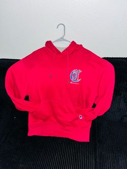 Champion Red Pullover Hoodie