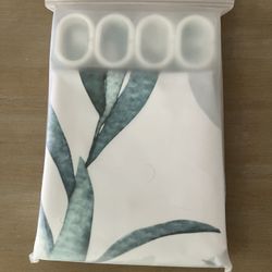 Brand New Shower Curtain Leaf Design - Machine Washable