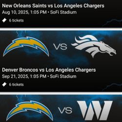2025 Chargers Football Tickets