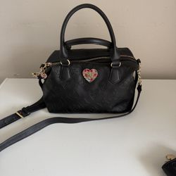 Juicy Couture Black Satchel With Matching Wallet