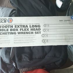 A Set Of Matco Ratcheting Wrenches