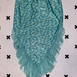 Girls wonder national mermaid tail swim skirt size L(10-12) 