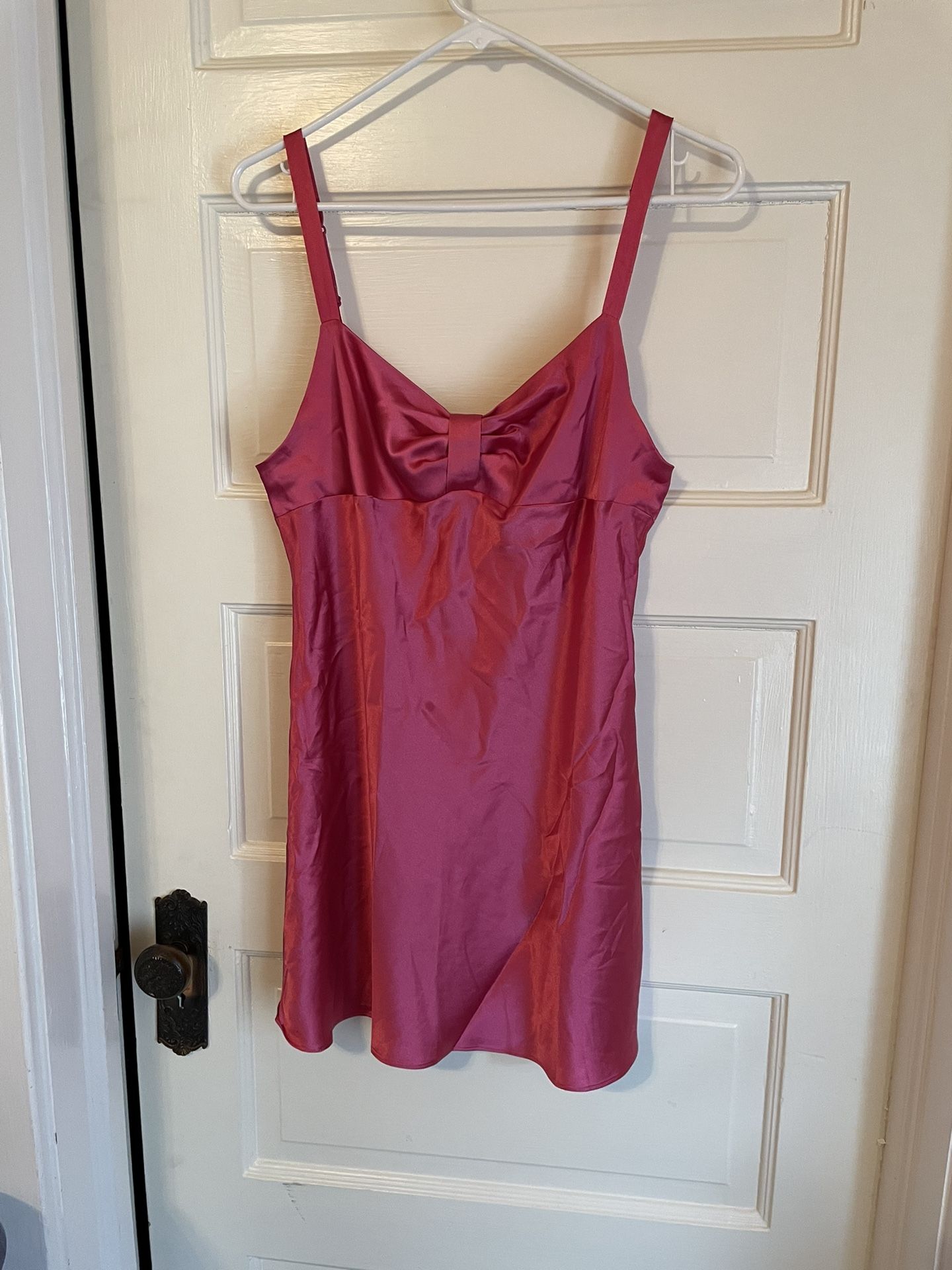 victoria’s secret satin nightgown pink - medium