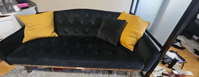 Navy futon
