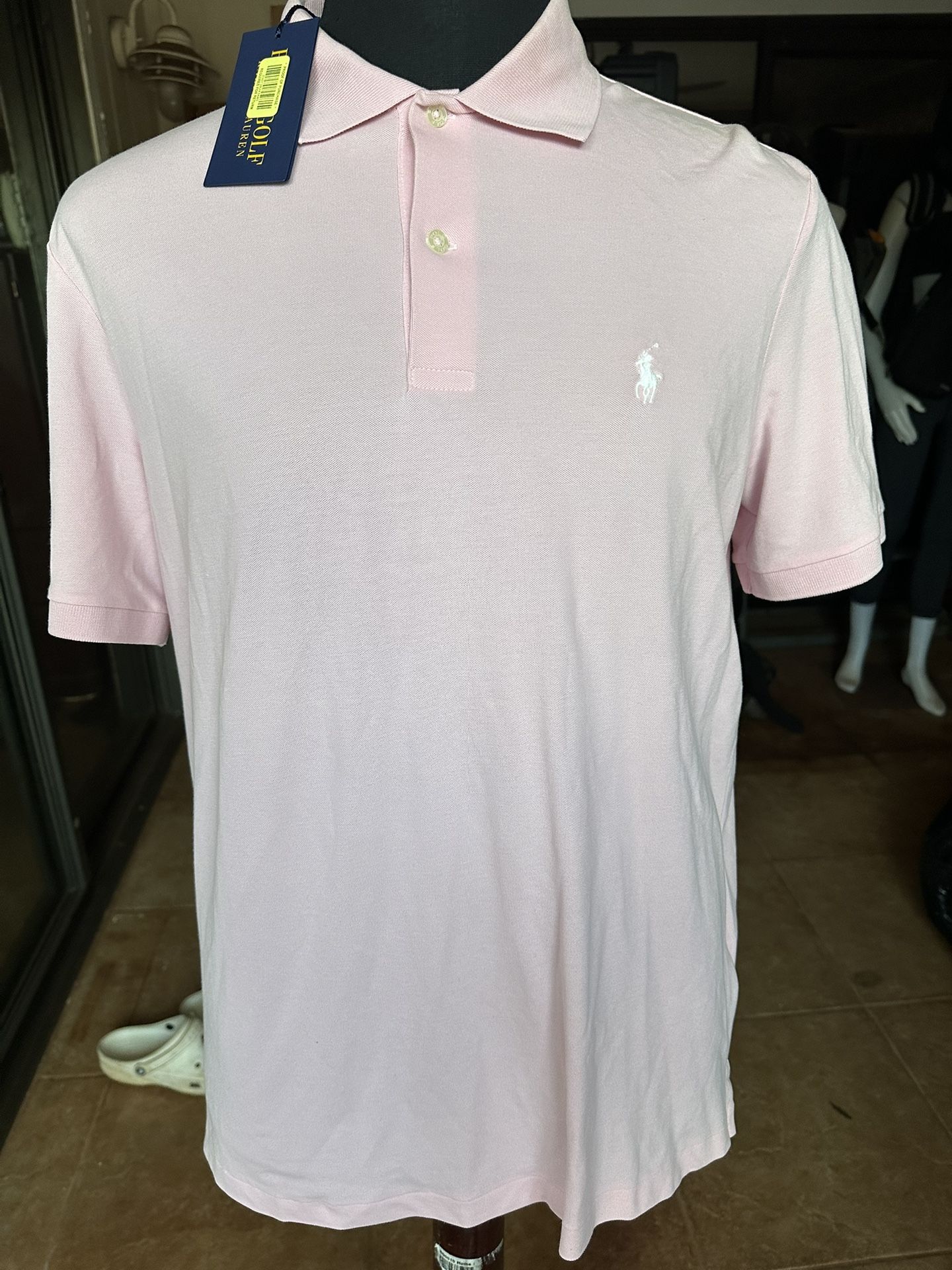 New Polo Golf Ralph Lauren Shirt Men Medium Pink