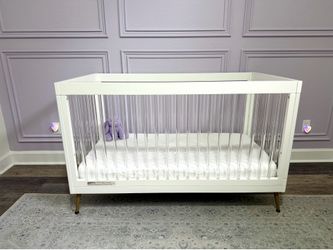 Delta Children- Sloane 4-in-1 Acrylic Convertible Crib