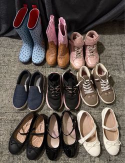 New, Like New and Good Condition Girls Shoes(sizes 13-1, 2 medium, 2, 3 medium, 3)prices vary!