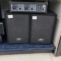 Peavey Pvi4 B 4 Channel Powered Mixer 