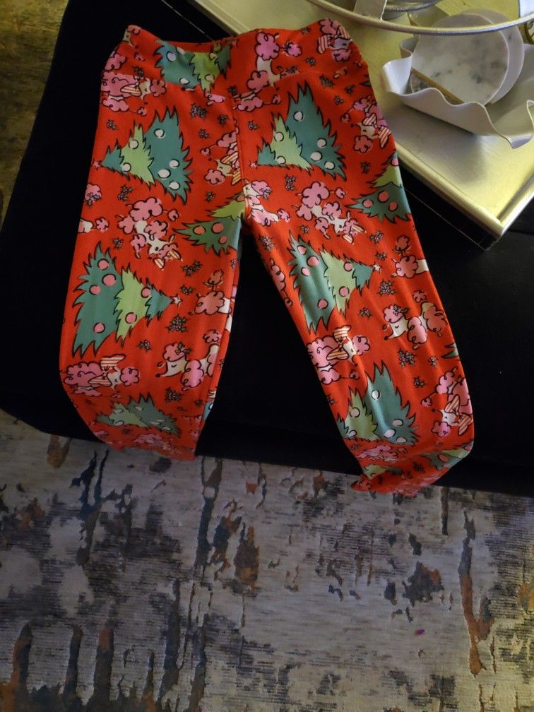 Girls Lularoe CHRISTMAS LEGGINGS