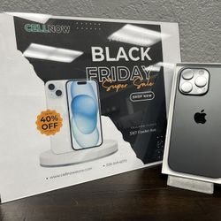 Black Friday Deals! iPhone 16 Pro Unlocked 128Gb - Black