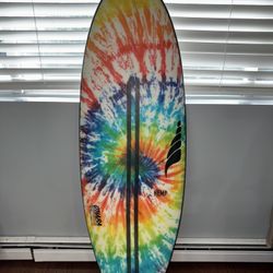Solid x Ohara Tie-Dye Surfboard – 5’5” Hemp BioFle