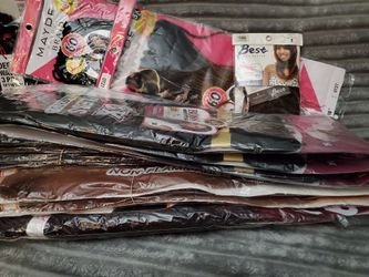Large Lot Of New Hair For Extensions