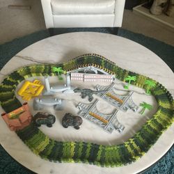 Car Track With Cars