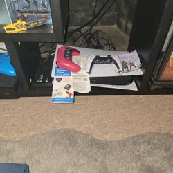 Ps5 With External Hdd. 2 Controllers.  Plus Digital Game Download.