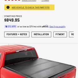 Hard Tri-fold Flip Up Bed Cover