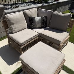 Pier 1 Wicker Sectional