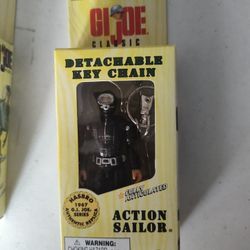 4 GI Joe Classic Collection Detachable Key Chain figures