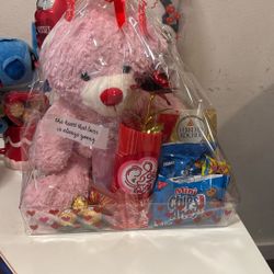 A pink bear for Valentine’s Day