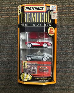 Matchbox Premiere First Edition 1957 Corvette Limited Edition Set