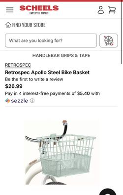 Retrospect, Steel Bike Basket