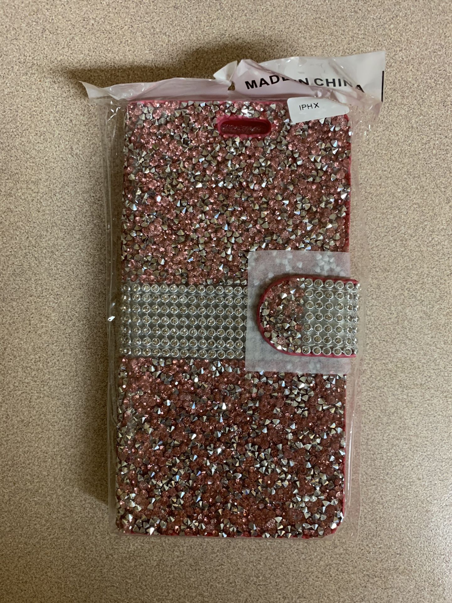iPhone X or XS Wallet Glitter Case