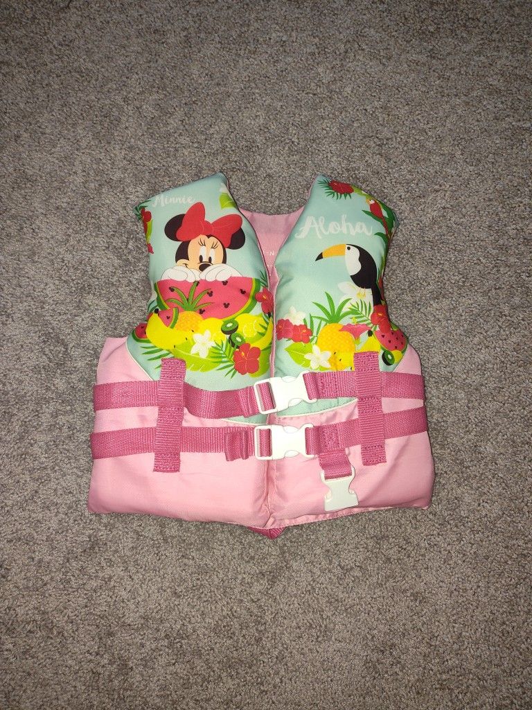 Disney Minnie mouse kids floating vest