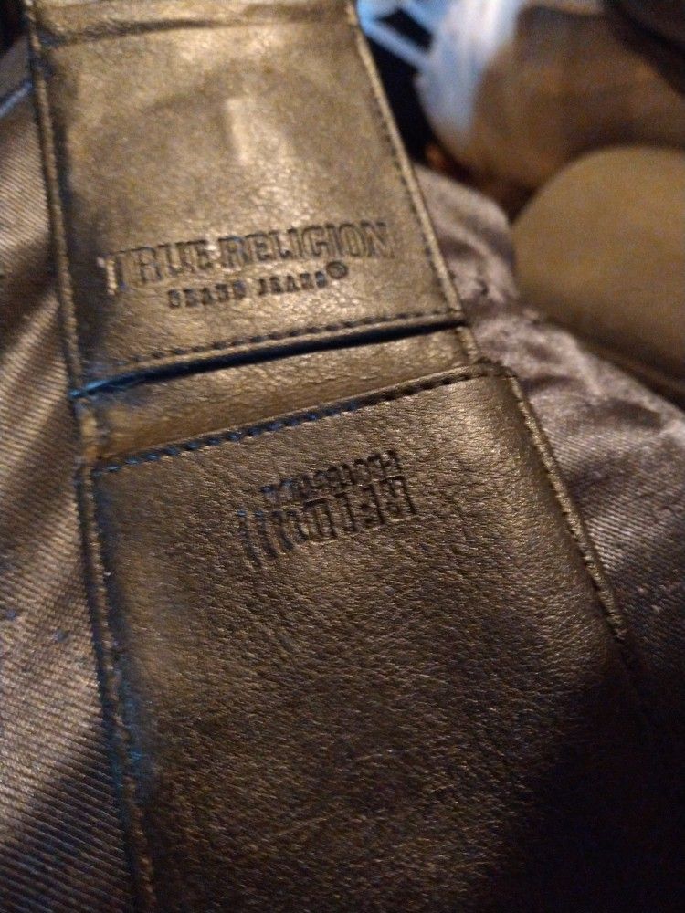 Genuine Leather True Religion Wallet