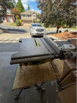Ryobi tile saw with stand