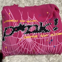 P*nk sp5der hoodie 