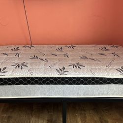 Twin Bed AND Metal Frame 