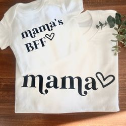 Mama And Baby Matching Shirts