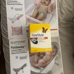 2 summer fold Away bather & Glucose Monitor 