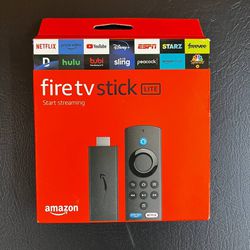 Fire TV Stick Lite HD Streaming Device with Alexa Voice Remote Lite - Brand New!