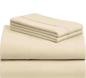 King Size Bed Sheet, 4 Piece