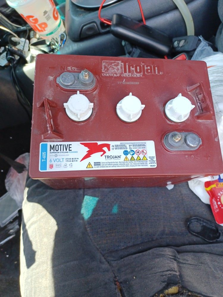 TROJAN 6V DEEP CYCLE T-605 BATTERY