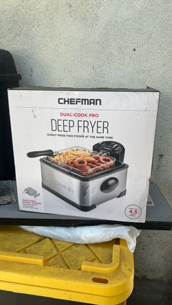 Chefman Dual-Cook Pro Deep Fryer 4.5 Qt