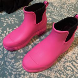 Hot Pink UGG Rain boots 