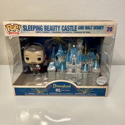 Funko Pop Sleeping Beauty Castle Walt Disney Disneyland 65th Anniversary
