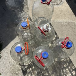 Glass Carboy Bottles 3gal. (qty 5), 5gal. (qty 2)