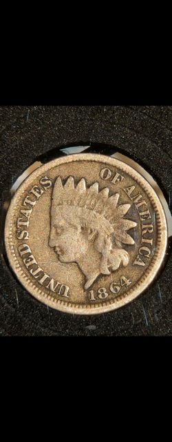1864 Indian Head Penny – Civil War Era U.S. One Cent – $20