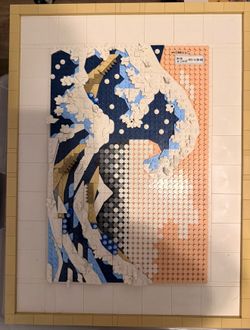LEGO ART Hokusai - The Great Wave Wall Art